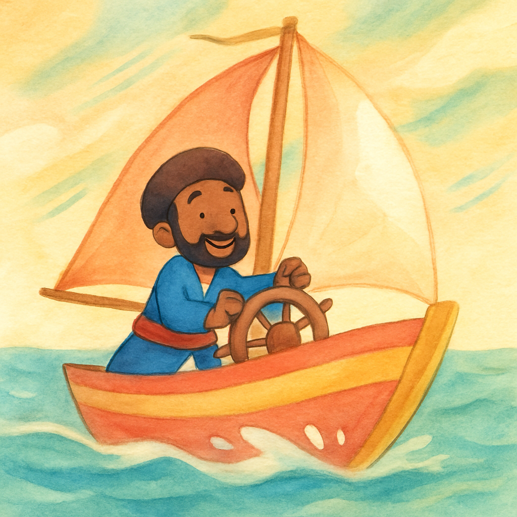 Characters: Sinbad, boat, wind · 2
