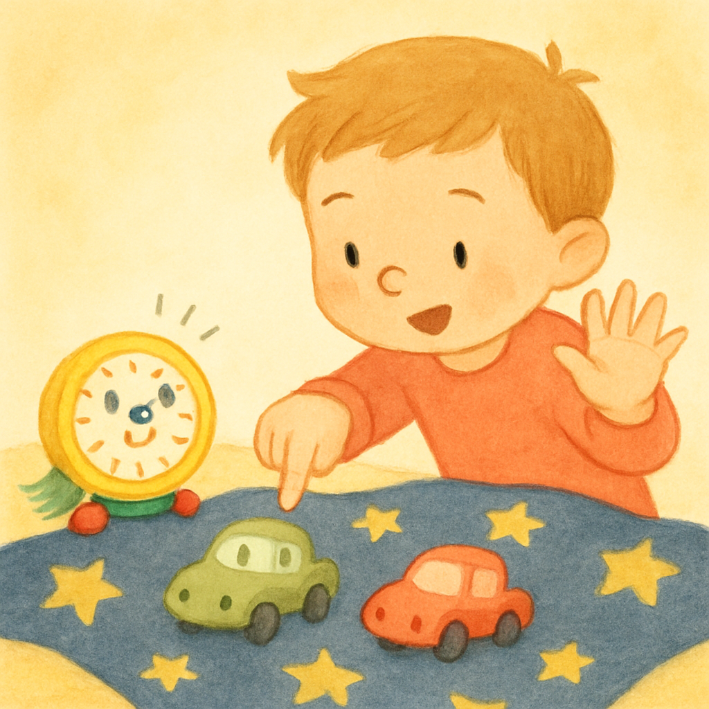 小さな時計ティム、星のブランケットとチクタク川 · 6