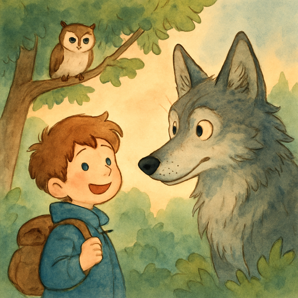 Takumi and the Forest Wolf