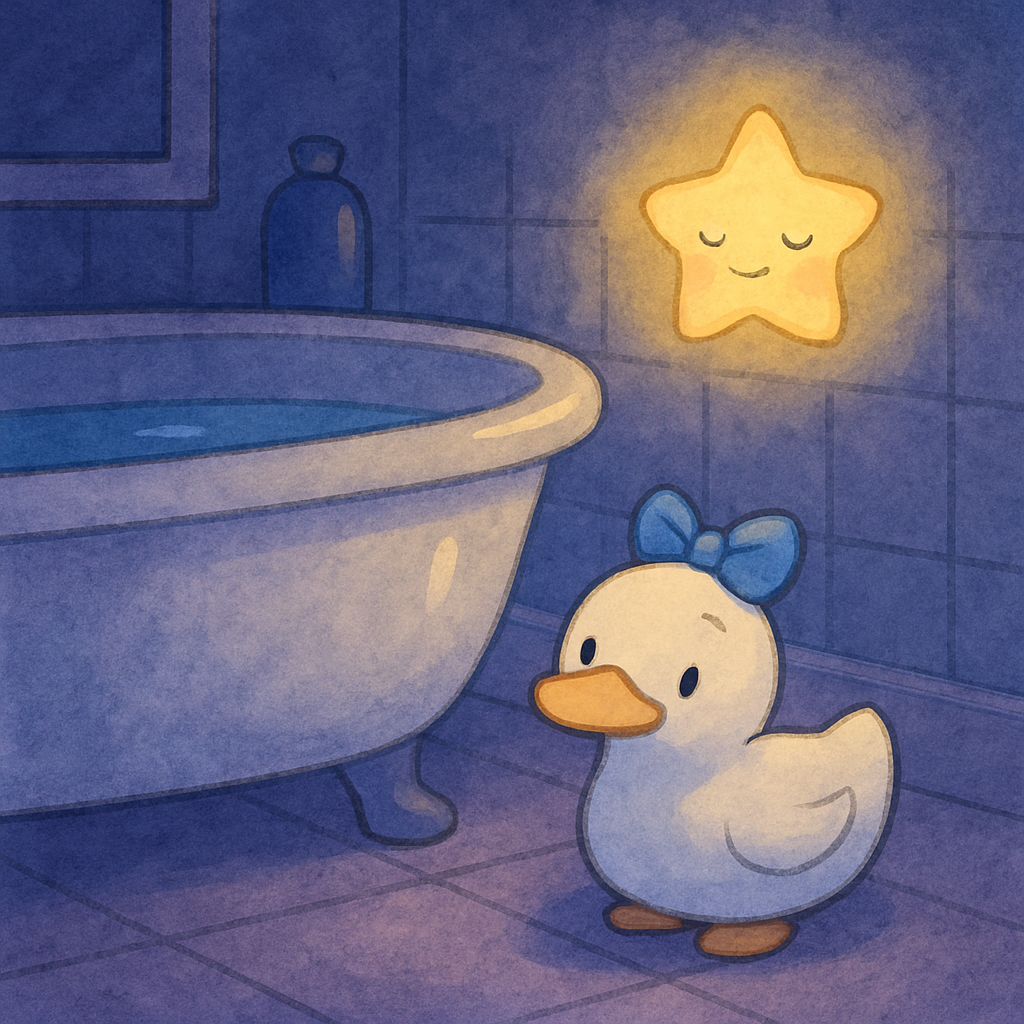 La aventura de la pata de la bañera a la hora de dormir · 1