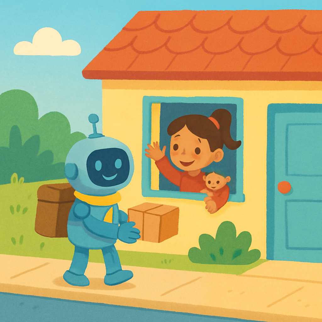 Karakter: Robot kecil, Laila · 3