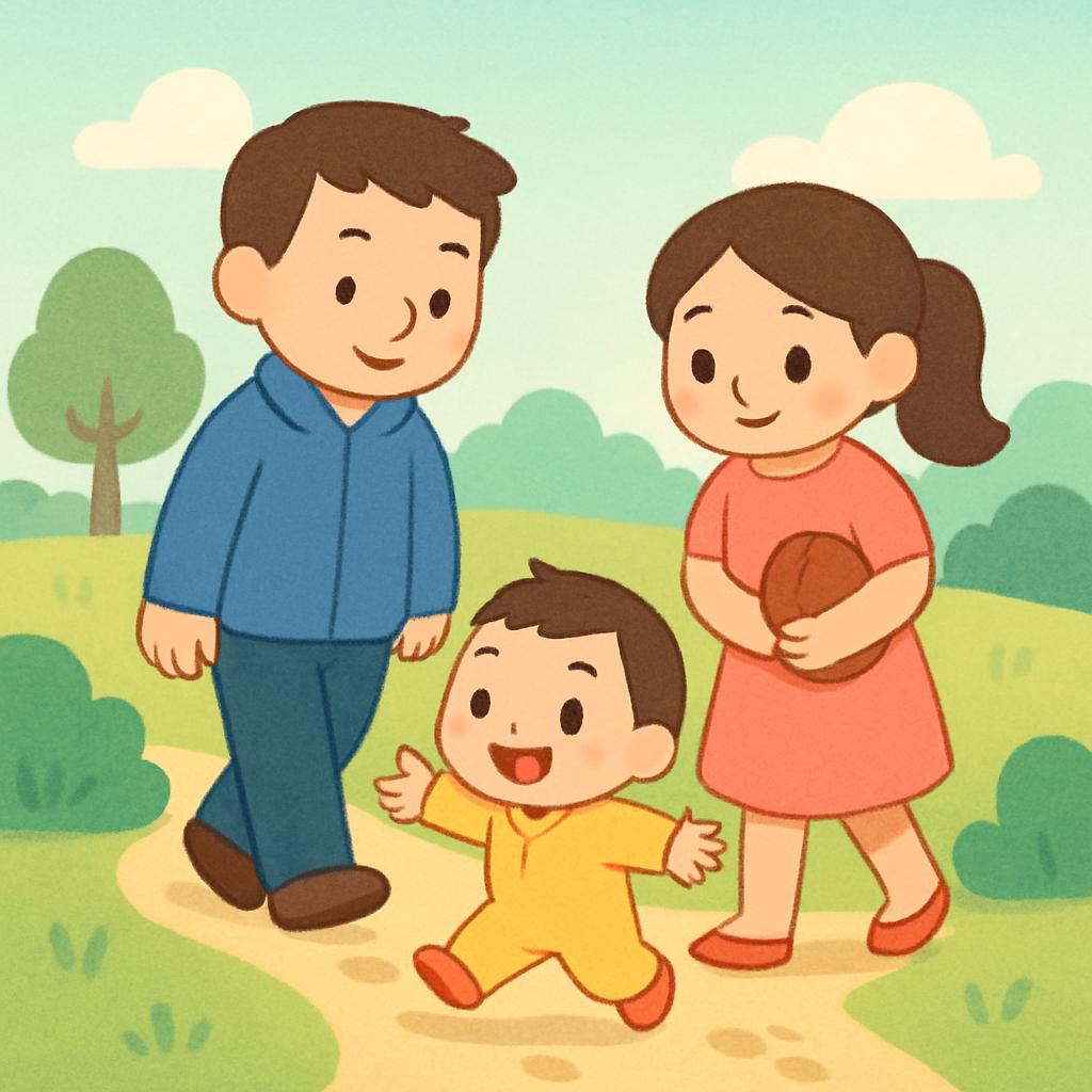公园的小脚印