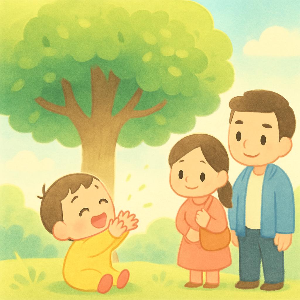 公园的小脚印 · 2