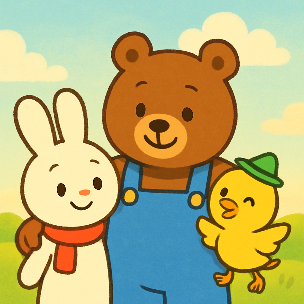 Colors with Bunny, Bear, and Bird · 1