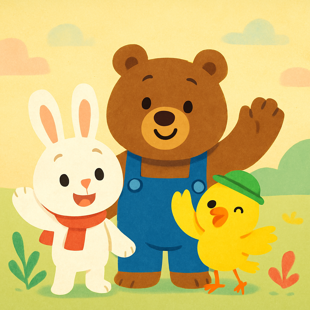Colors with Bunny, Bear, and Bird · 10