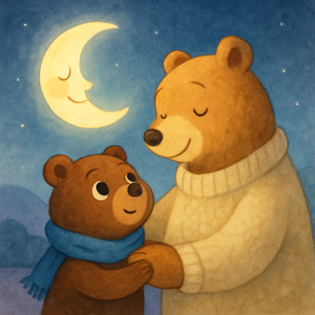 Little Bear's Moon Hug