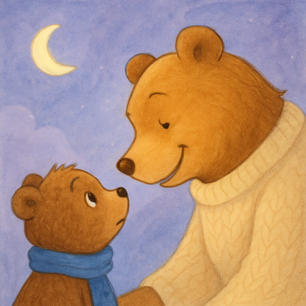 Little Bear's Moon Hug · 3