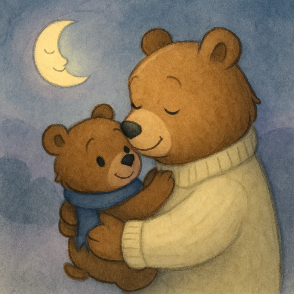 Little Bear's Moon Hug · 4