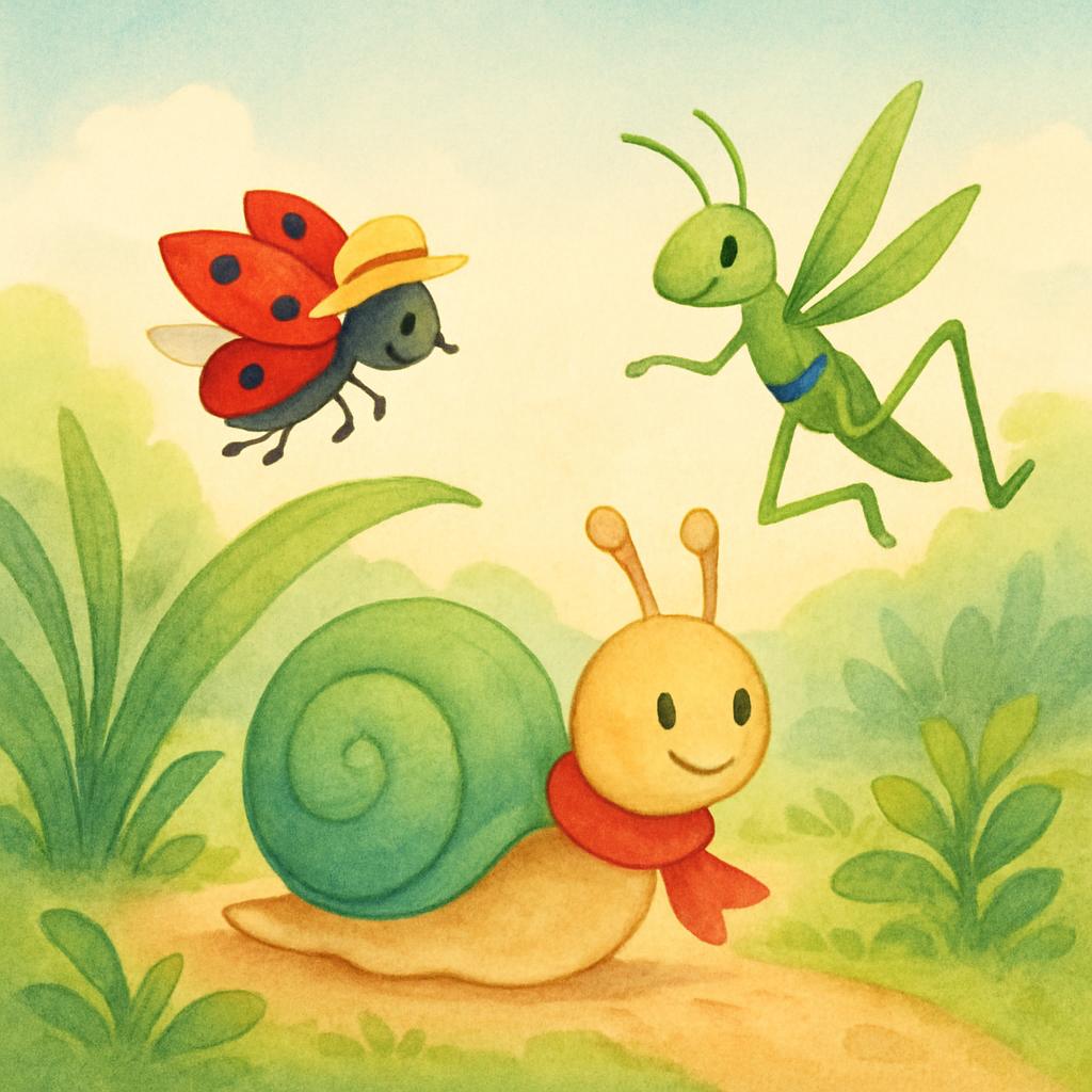Manman the Little Snail's Slow and Steady Journey