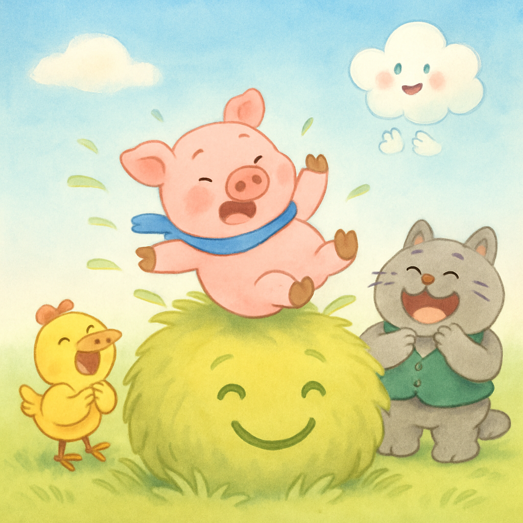 Characters: Pipi, Mimi, Teacher Cat, Baby Cloud · 6