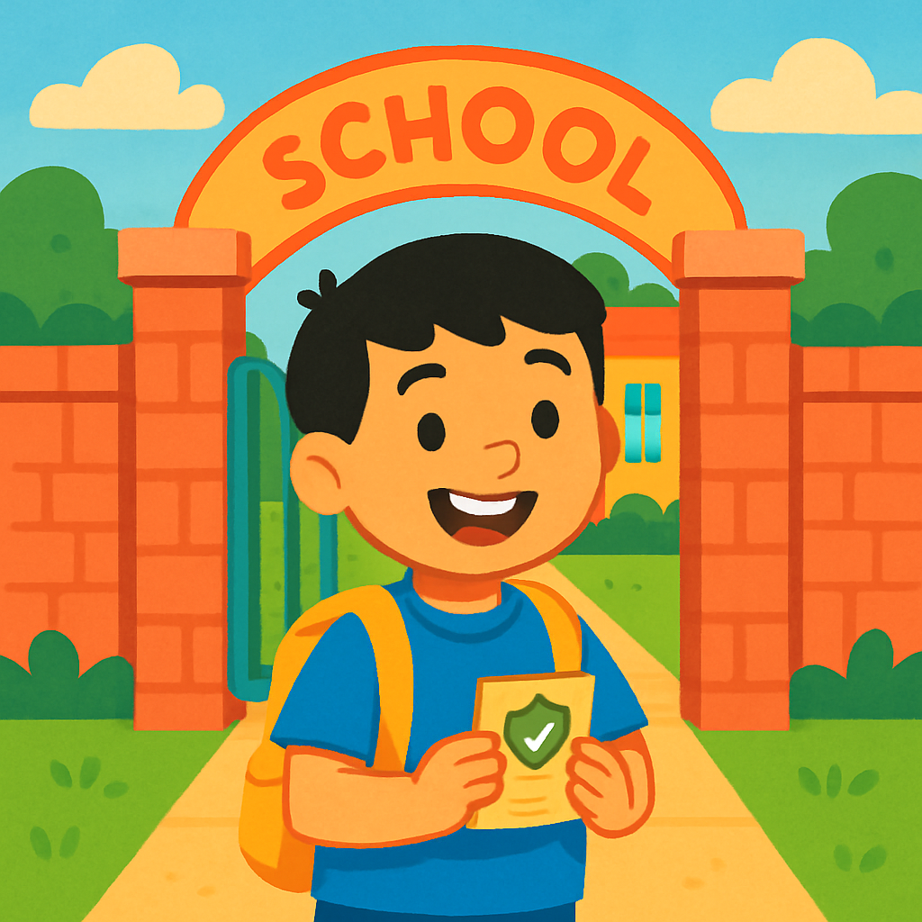 Xiao Ming the Campus Safety Champion · 1
