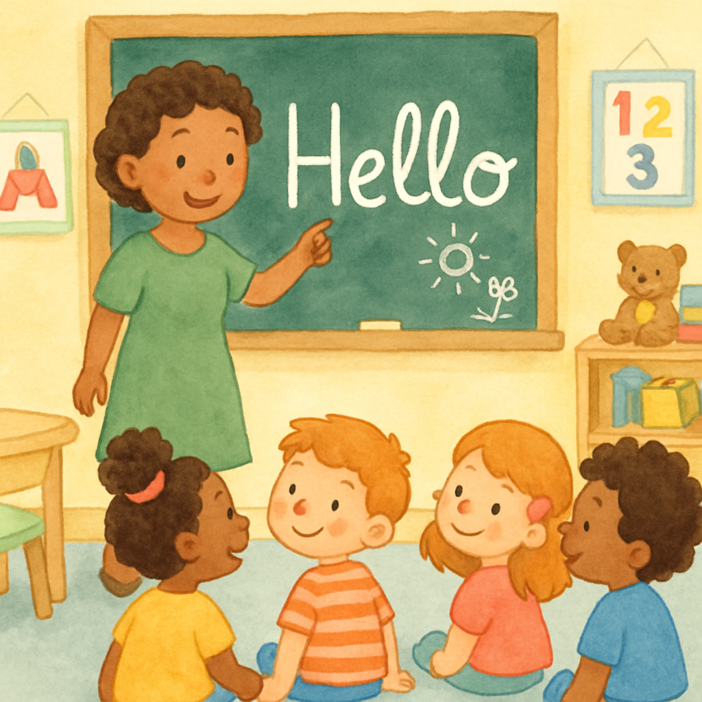 Miss Olive's First Lesson · 3