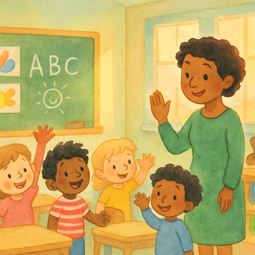 Miss Olive's First Lesson · 7