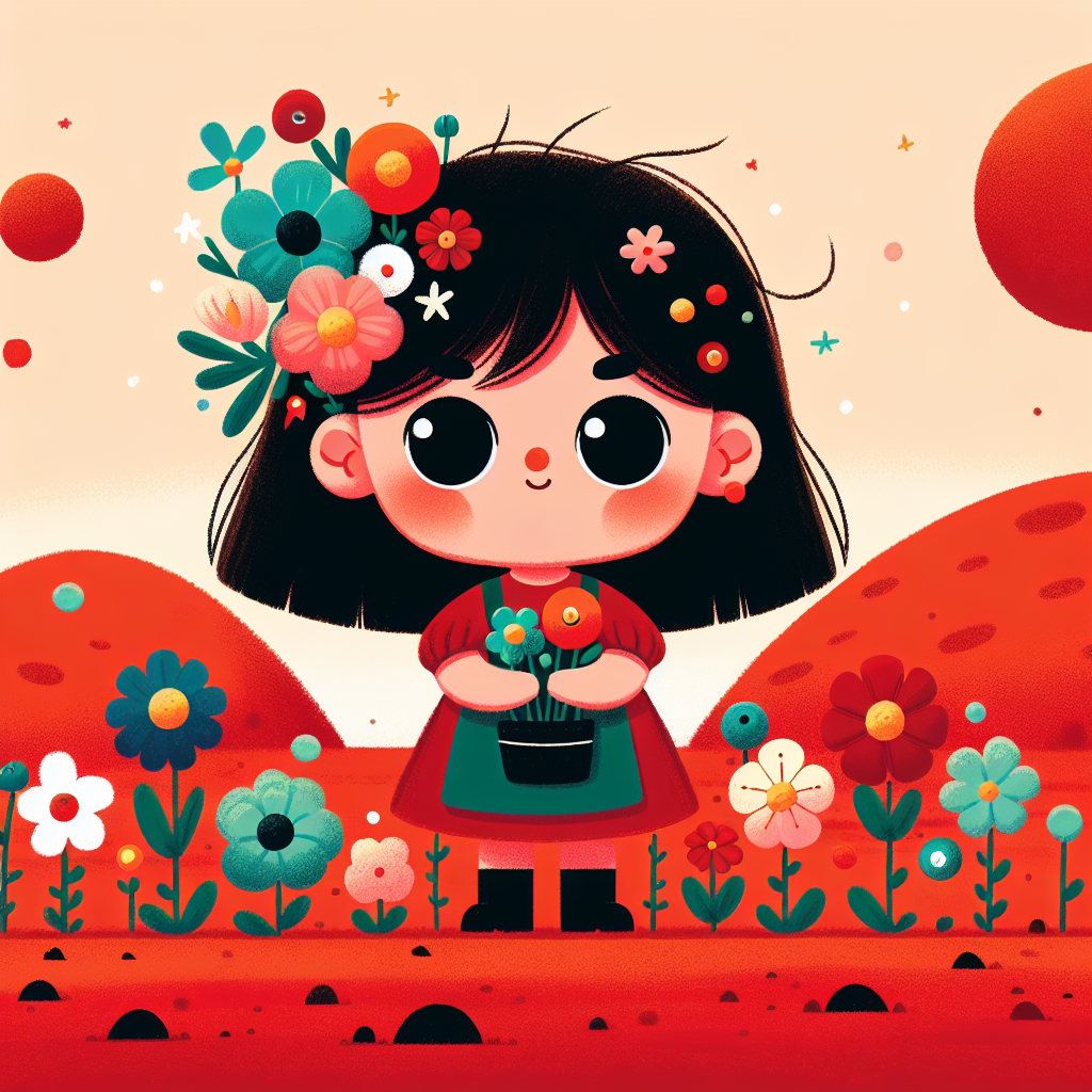 The Little Girl's Martian Garden