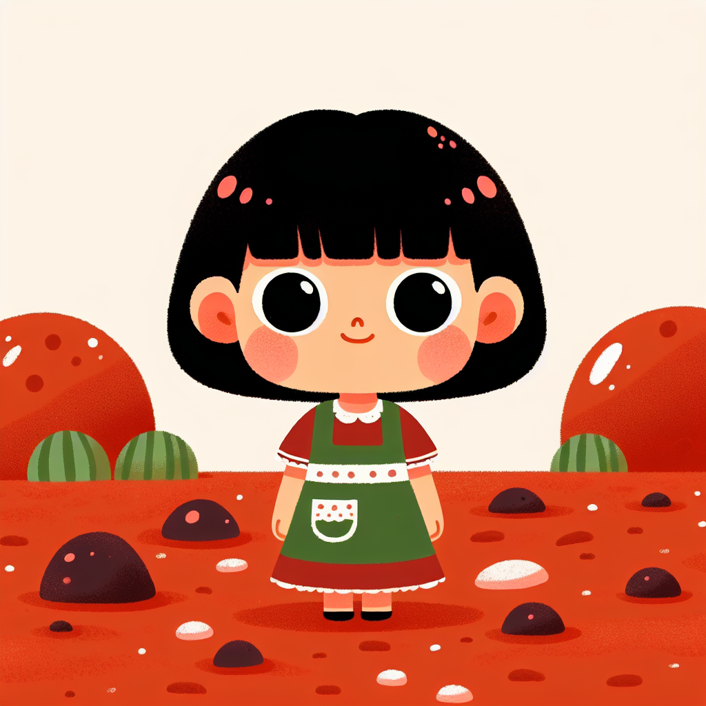 The Little Girl's Martian Garden · 1