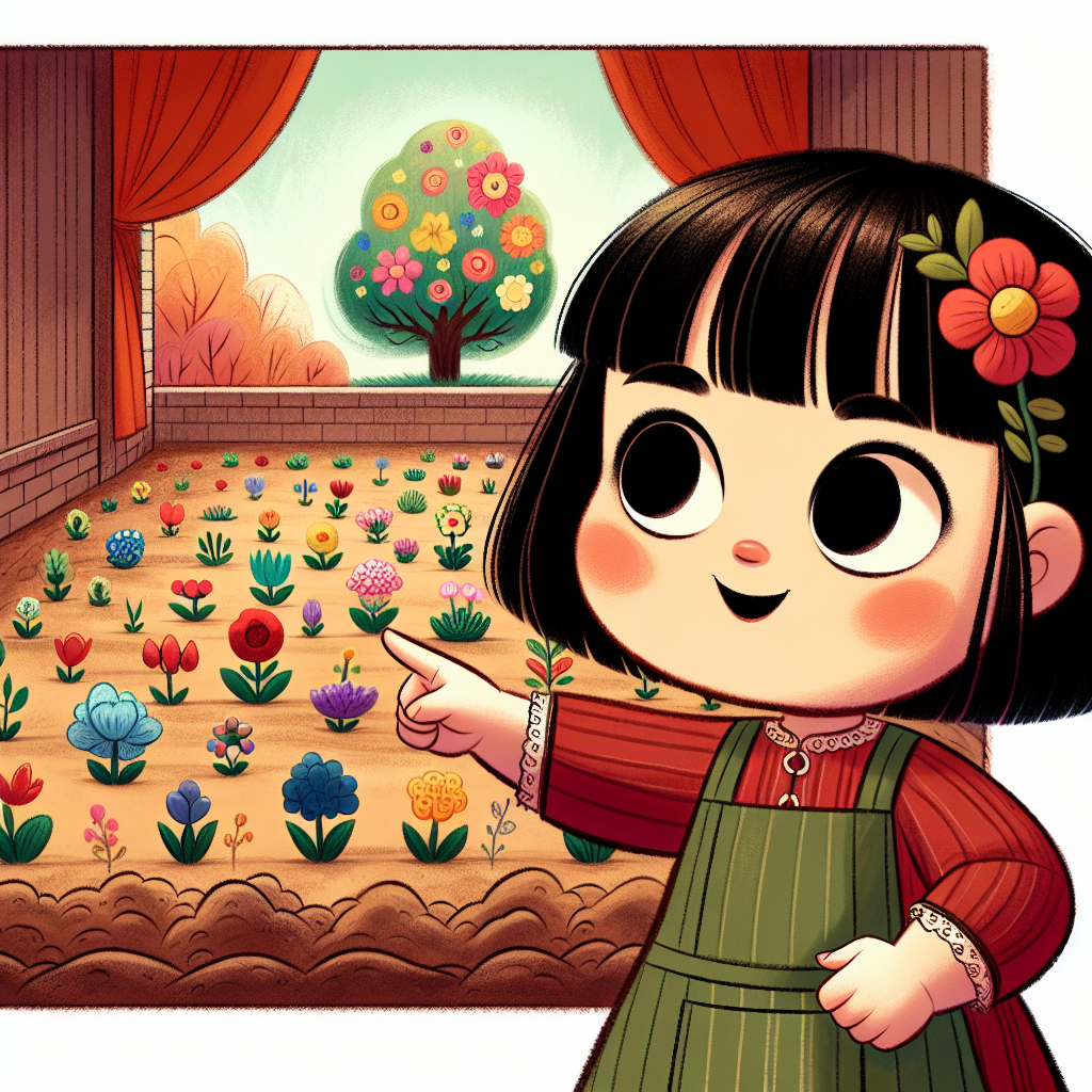 The Little Girl's Martian Garden · 2