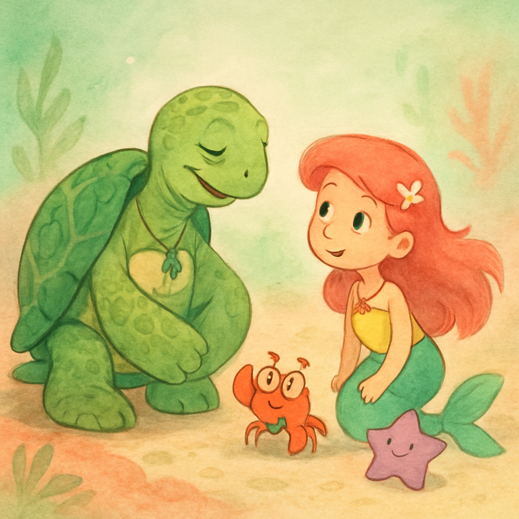 小さな人魚と月光の海辺 · 4